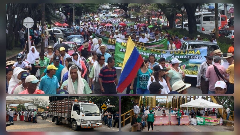 Paro arrocero en Colombia
